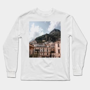 Amalfi, Amalfi Coast, Italy - Travel Photography Long Sleeve T-Shirt